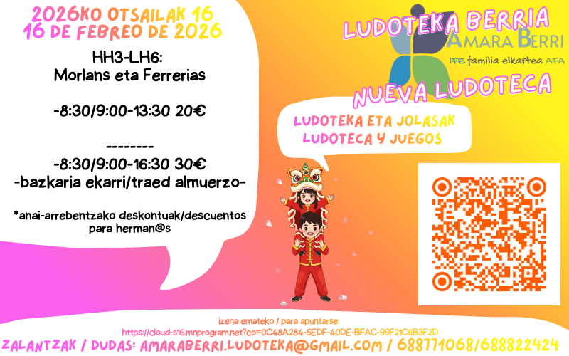 Inauterietako ludoteka de carnaval